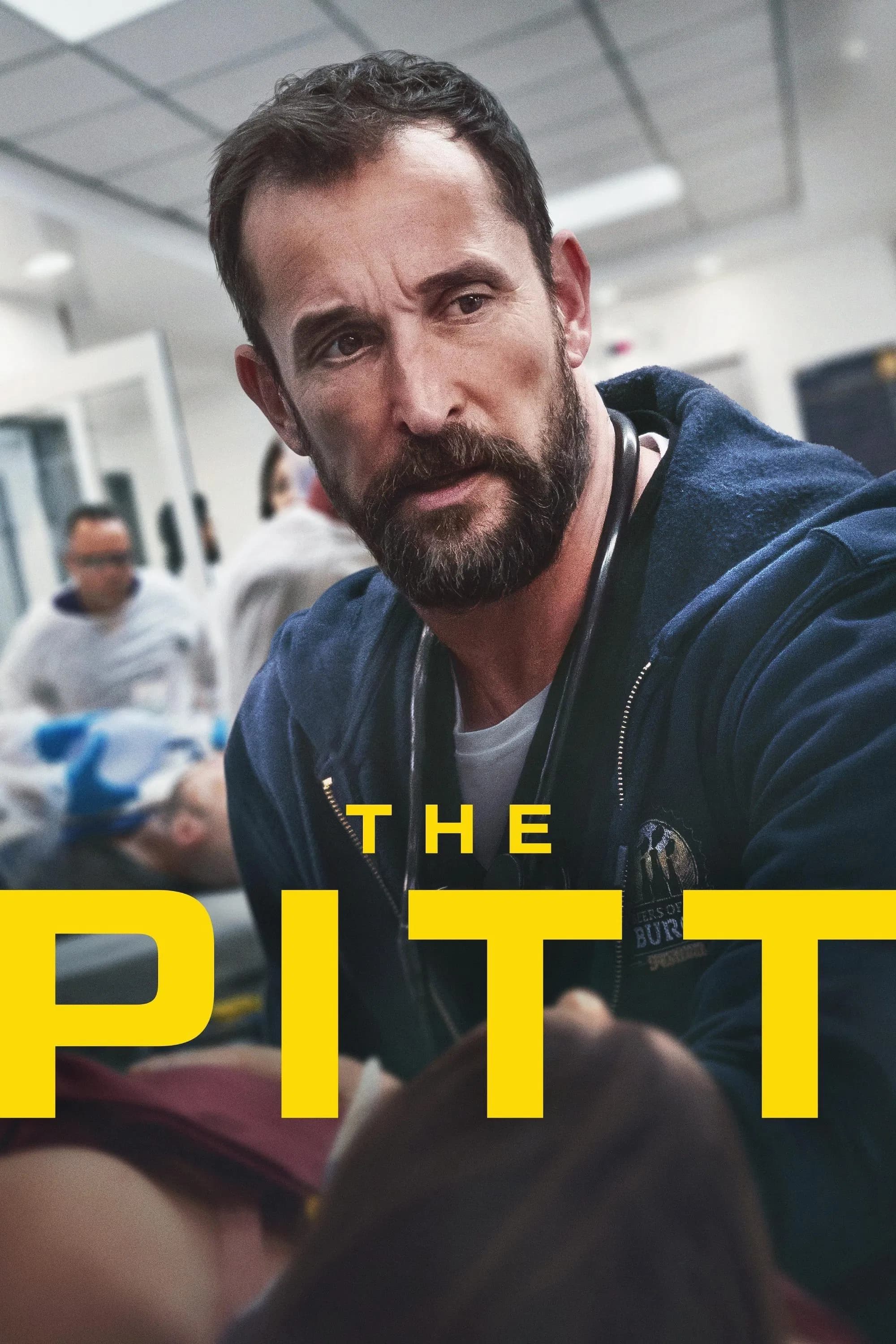 Poster art for the Max medical drama The Pitt