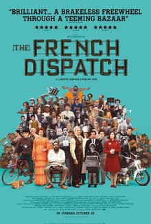 Theatrical release poster for The French Dispatch