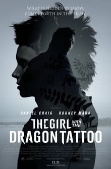 Theatrical release poster for The Girl with the Dragon Tattoo